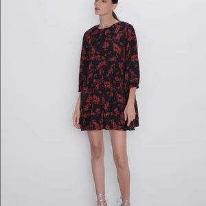 NNWT Zara floral print dress